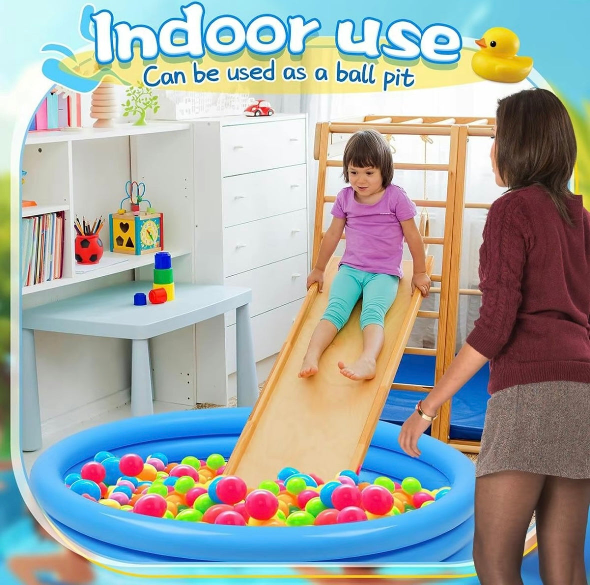 Piscine gonflable, piscine pliable pour enfants, jouet aquatique d'été pour intérieur et extérieur.