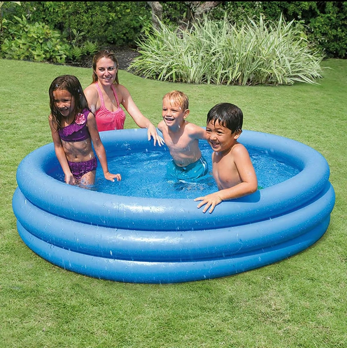 Piscine gonflable, piscine pliable pour enfants, jouet aquatique d'été pour intérieur et extérieur.