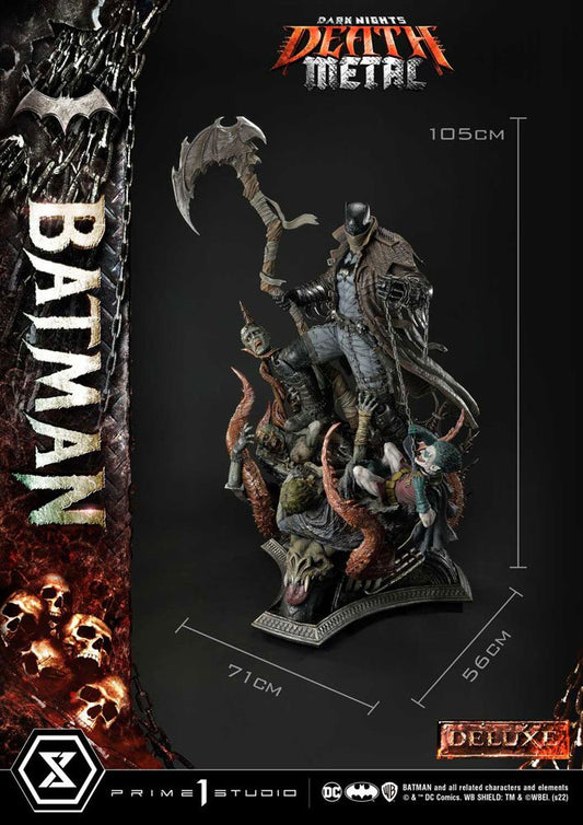 Statuette Death Metal Batman Deluxe Bonus Version Dark Knights: Metal