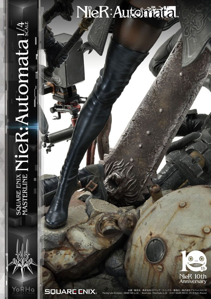 Statuette 2B, 9S et A2 NieR Automata