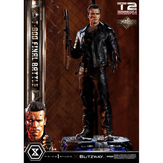 Prime 1 – Terminator 2 Judgment Day T-800 Final Battle Deluxe Bonus Version – Museum Masterline Series 1/3